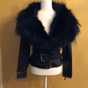 Ralph Lauren Purple label lambskin leather jacket